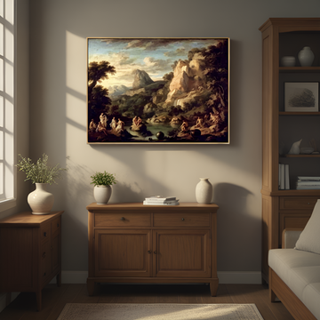 Arcadian Idyll: A Glimpse into Mythical Serenity