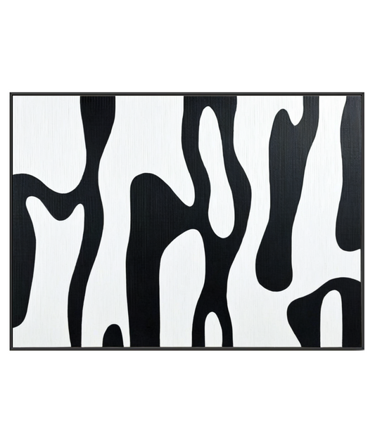 خطوط تجريدية بالأبيض والأسود