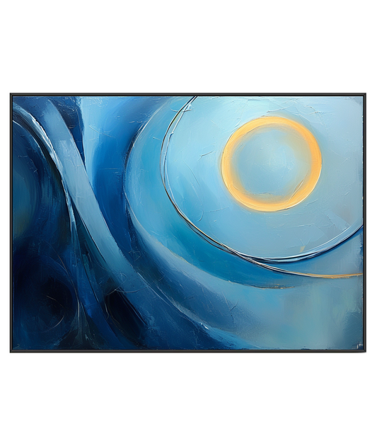 Lunar Ripples in Azure