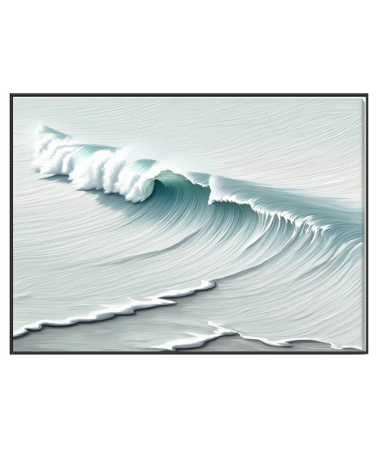 Puissante vague océanique