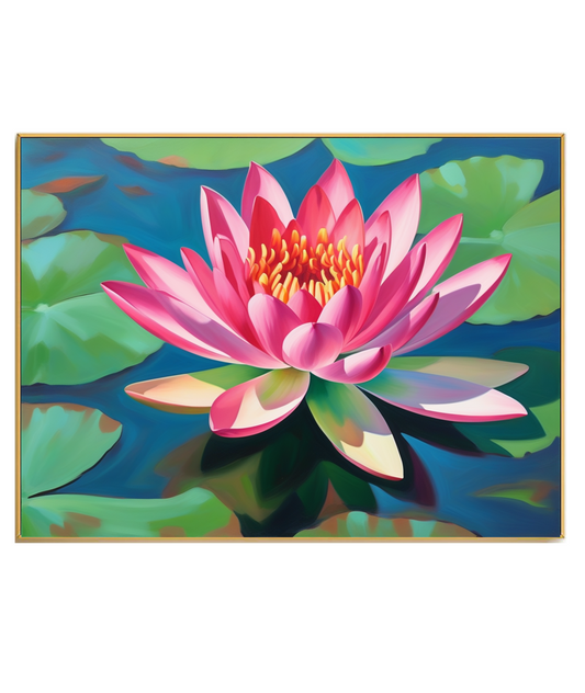 La beauté rayonnante du nénuphar