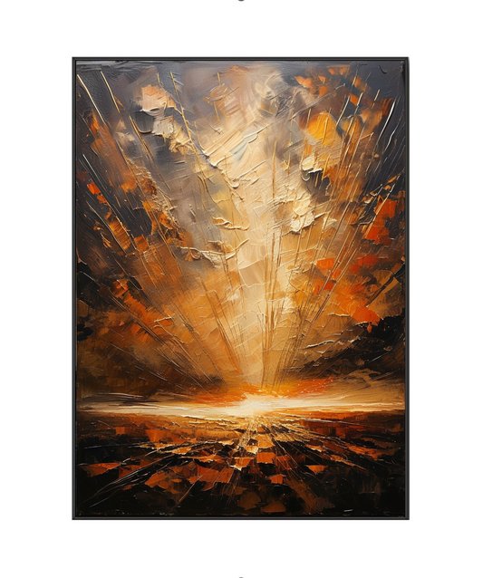 Dawn's Eruption of Light