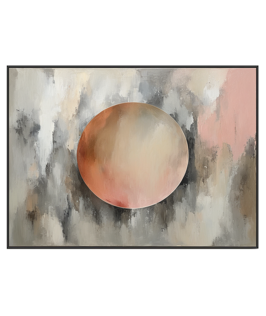 Ethereal Orb Amidst Haze