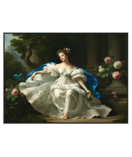 Rêverie enchantée dans le jardin