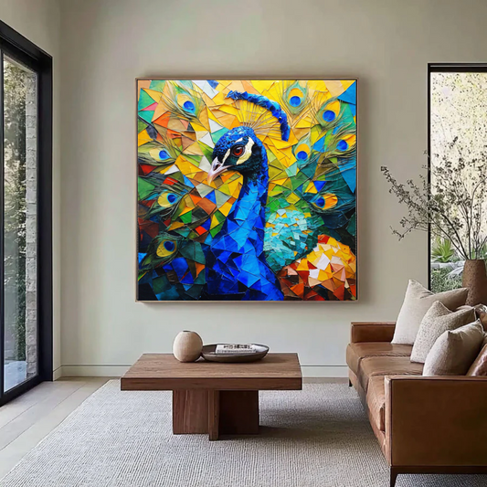 بانوراما منشورية للطاووس