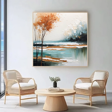 Autumnal Reverie by the Shore