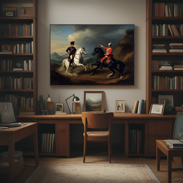 Clash of the Cavalry: A Moment of Confrontation