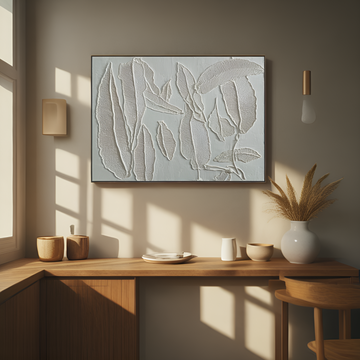 نسيج من الأوراق المزخرفة