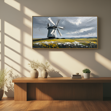 Windmill in the Golden Field