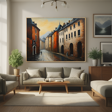 Whispers of the Old Town: A Solitary Stroll at Dusk