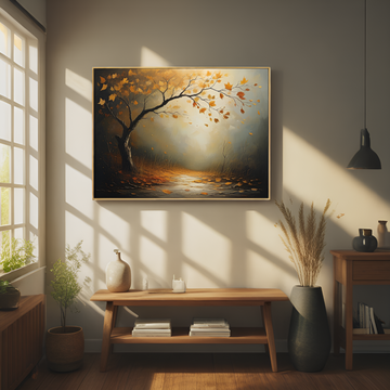 Autumn Reverie on the Leaf - Strewn Path