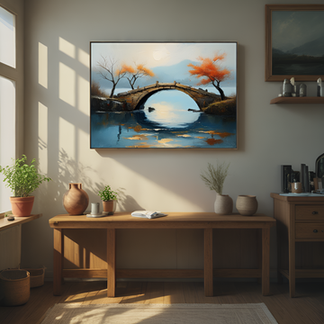 سيريناد الخريف بجانب الجسر الحجري