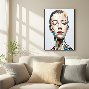 Chromatic Reverie: The Enigmatic Portrait