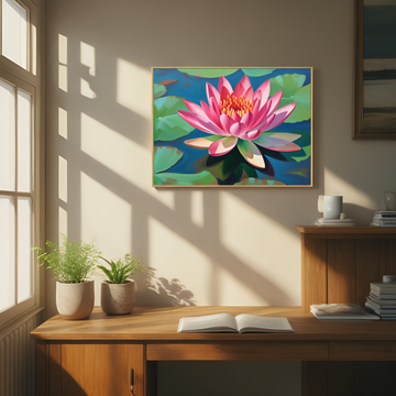 Radiant Beauty of the Water Lily