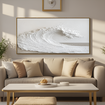 Powerful Wave in Monochrome