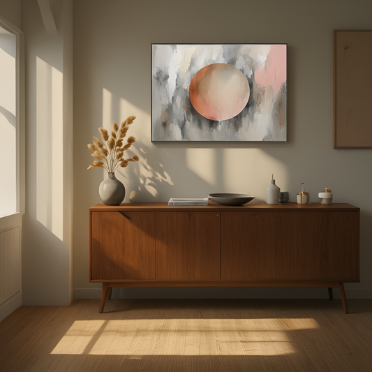 Ethereal Orb Amidst Haze