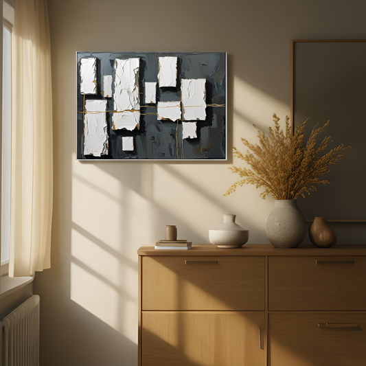 Gilded Fragments in Shadow