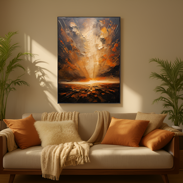 Dawn's Eruption of Light