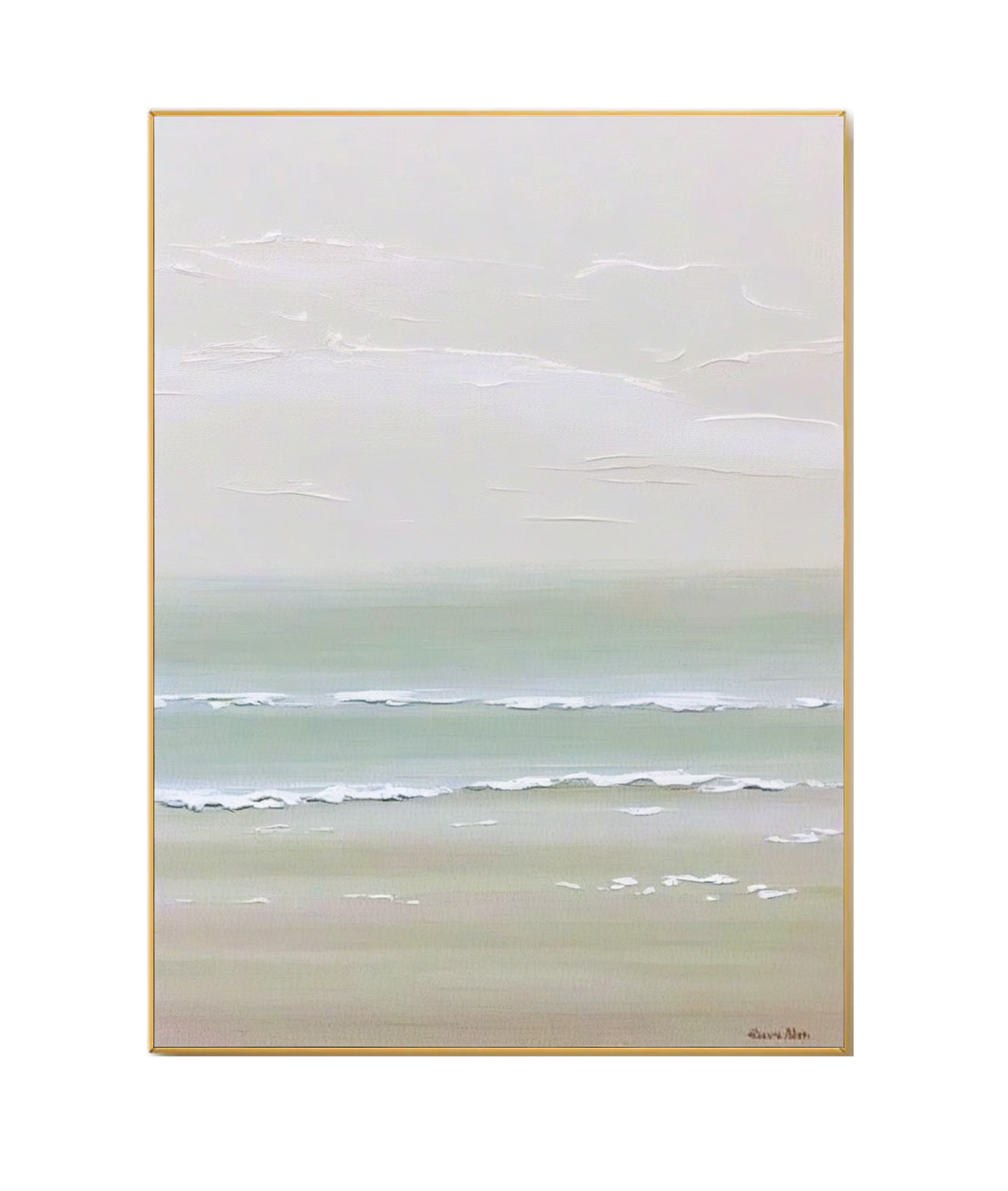 Serenity by the Shore: A Tranquil Seascape