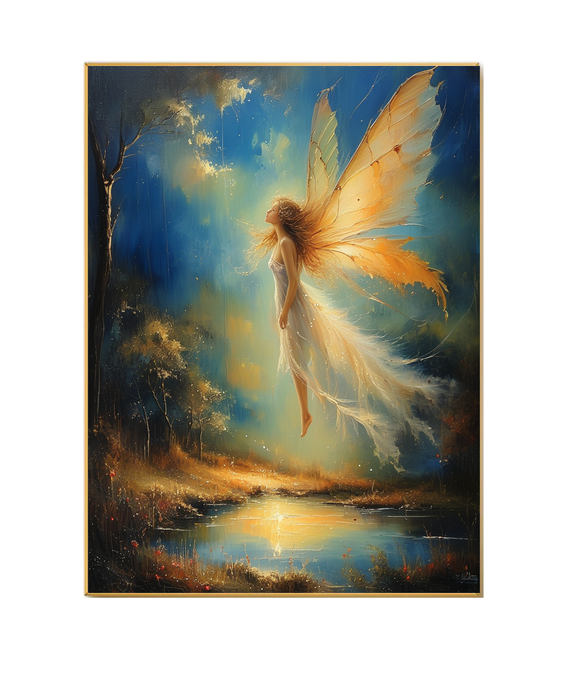 Le vol enchanté de la fée de la forêt 