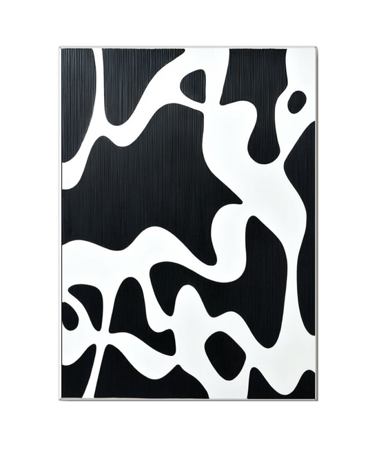 Abstract Meanderings: The Enigmatic Play of Black and White