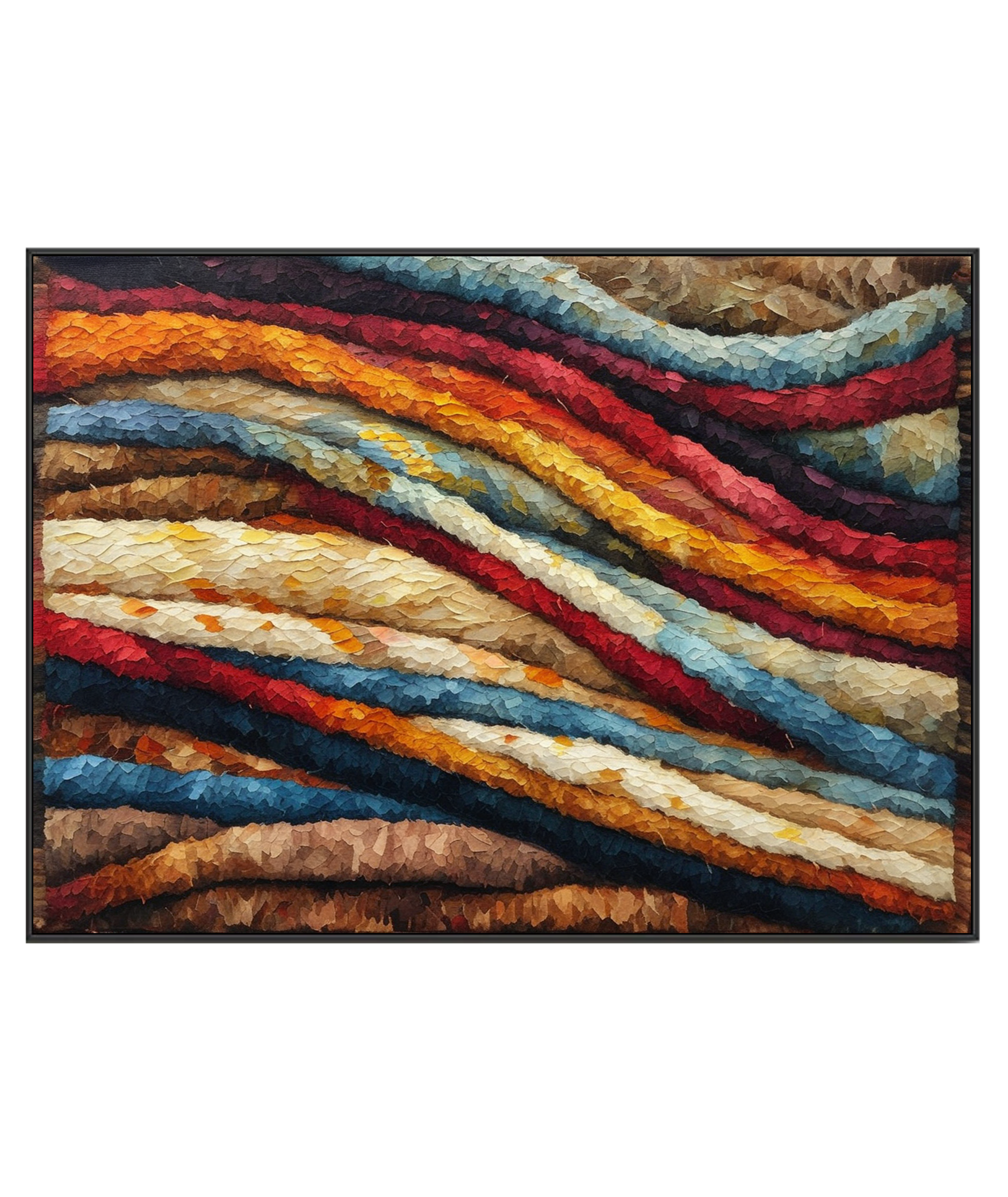 Harmony of Hues: Textured Color Streams
