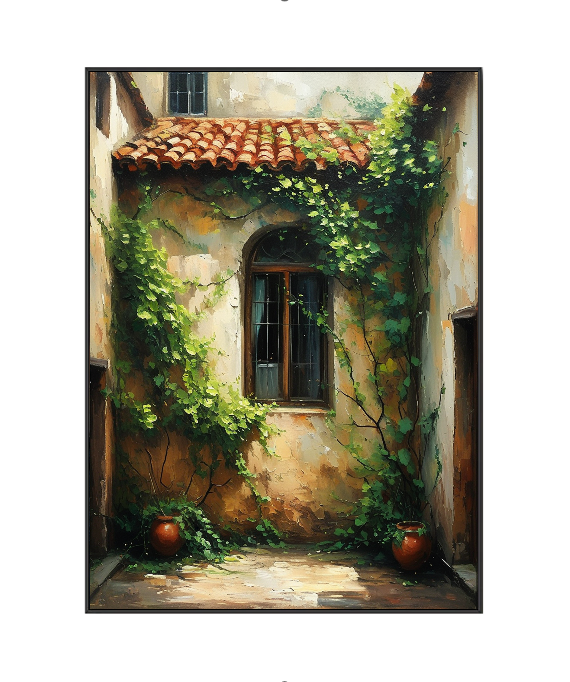 Secret Garden Nook: The Ivy - Clad Courtyard