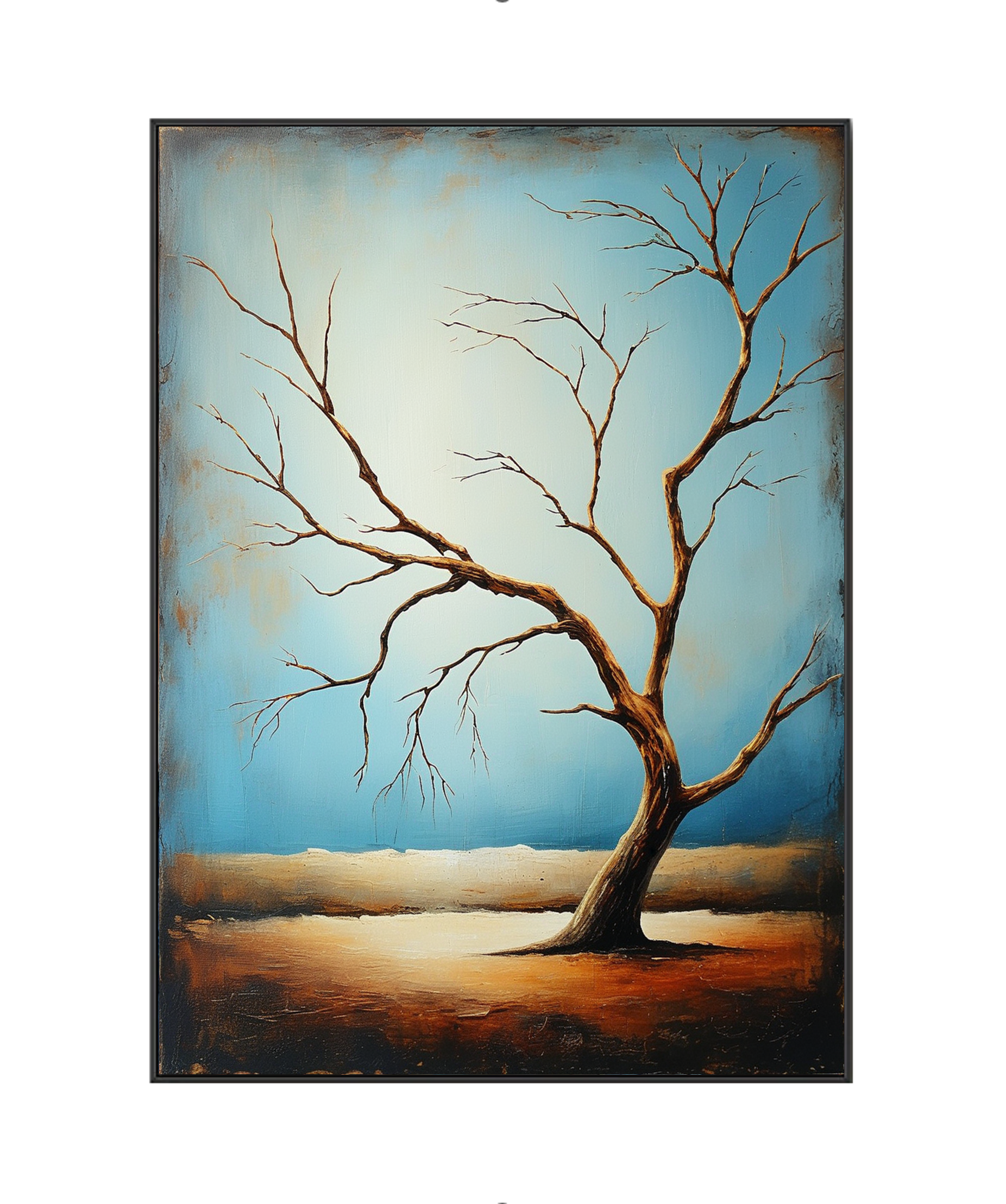 Solitude of the Bare Tree: A Portrait of Resilience