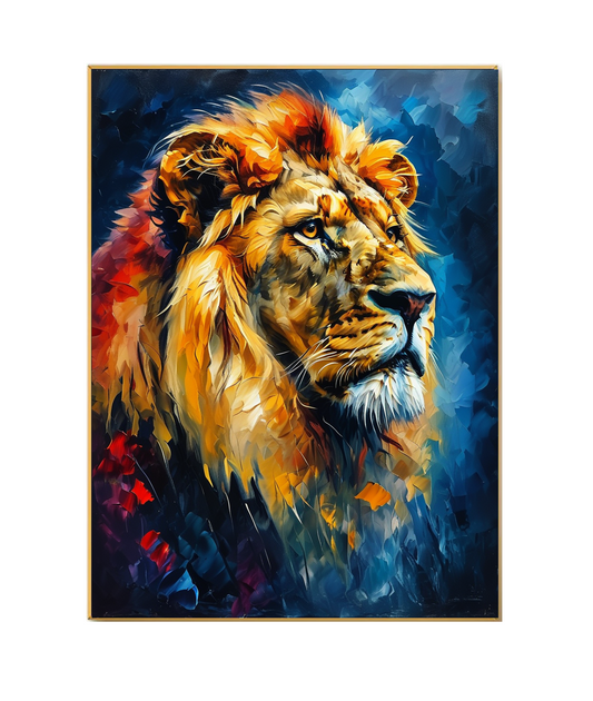 Pride and Profile: The Lion's Stature