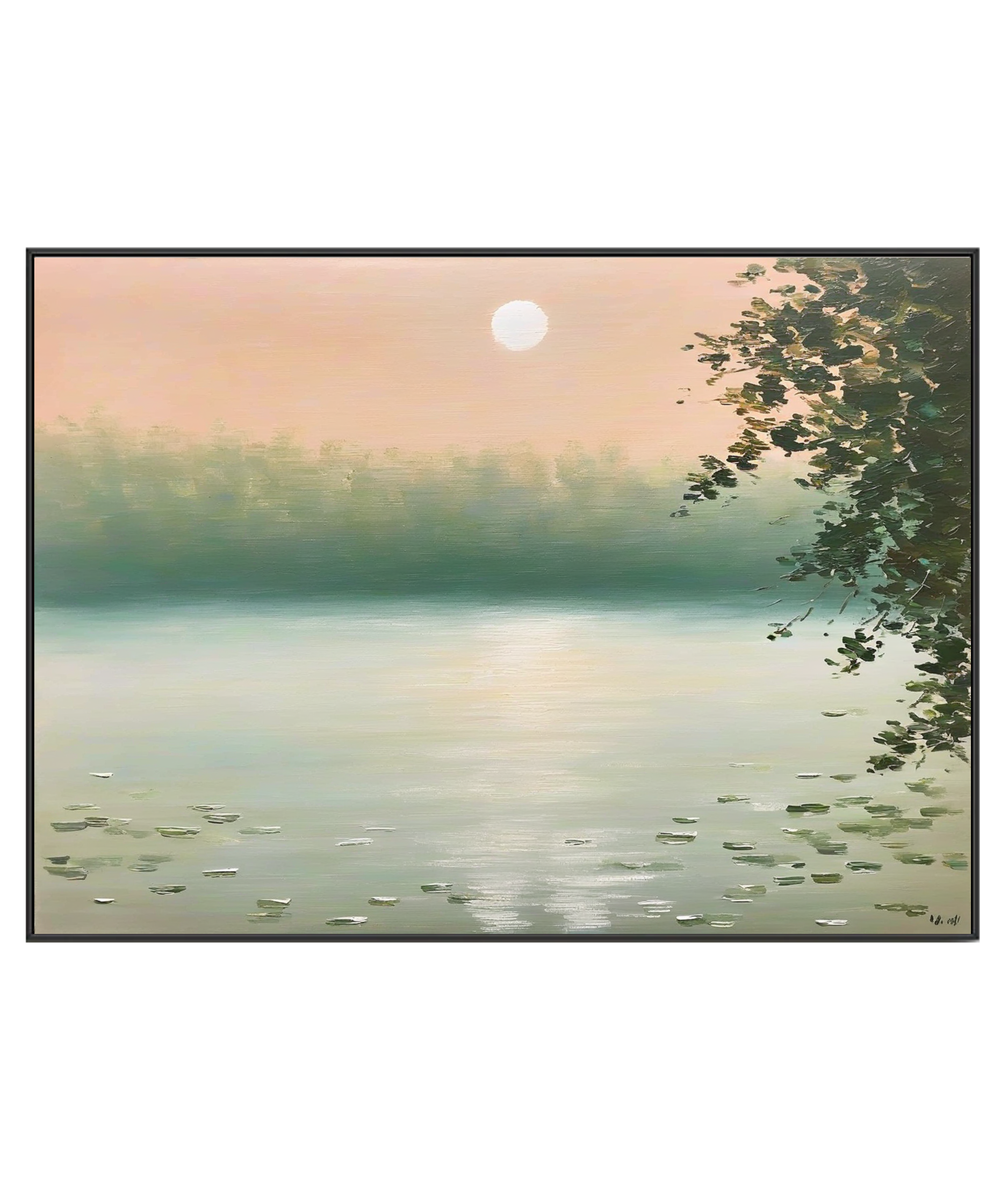 Moonlit Serenity on the Lake