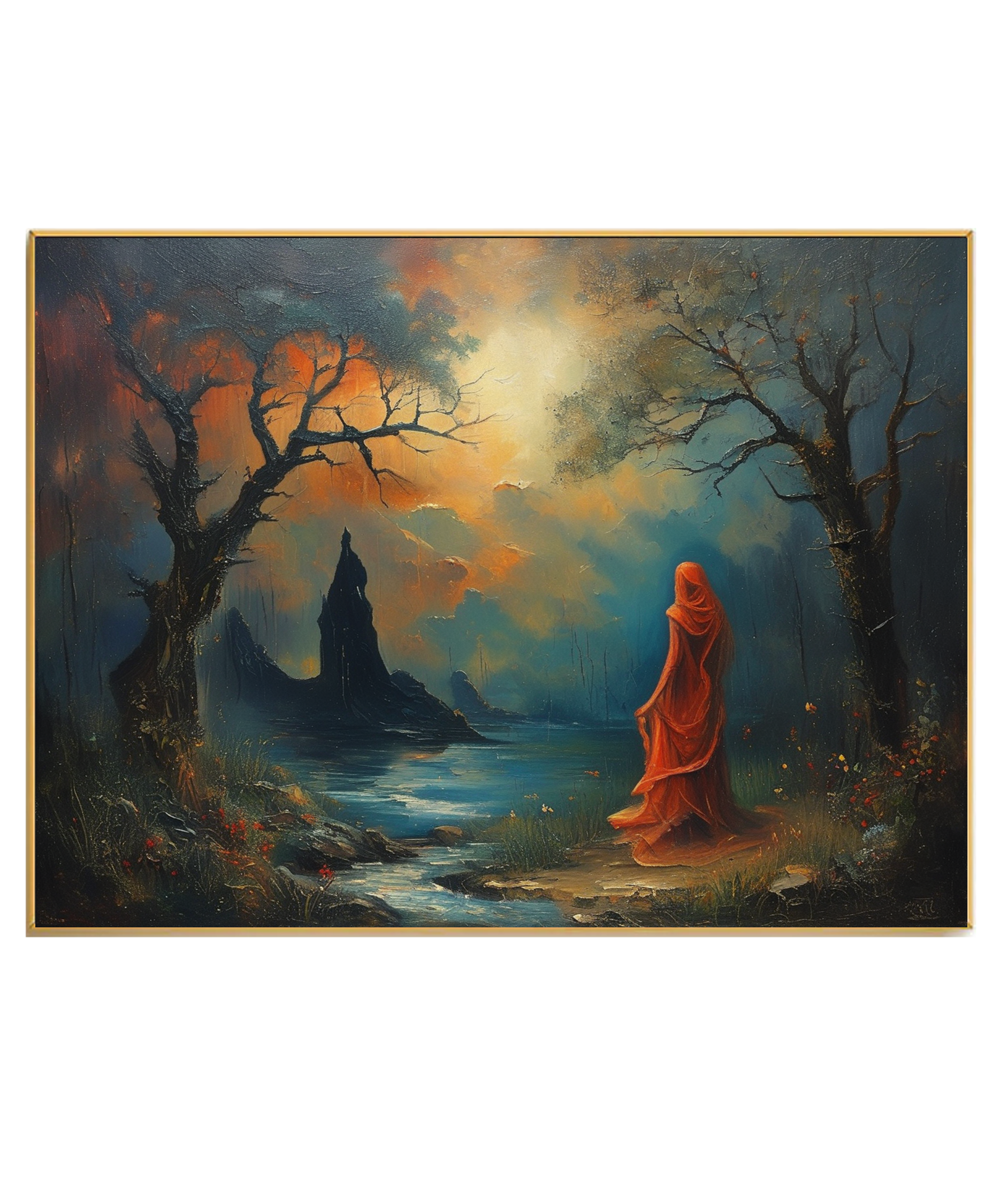 The Enigmatic Encounter by the Lake