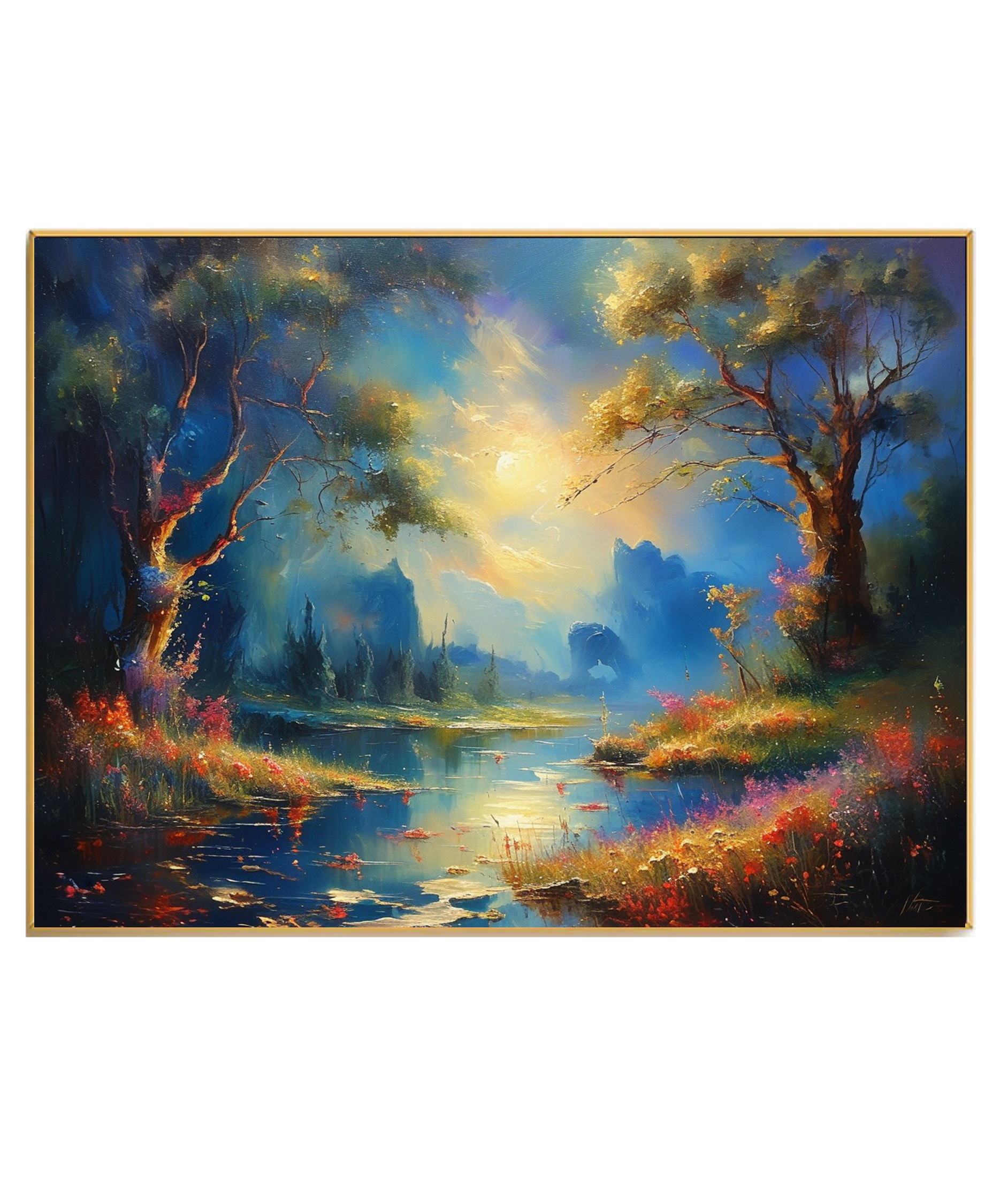 Mystical Glade at Dawn