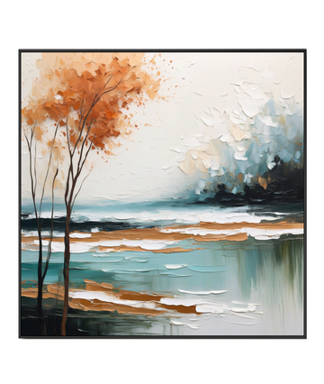 Autumnal Reverie by the Shore