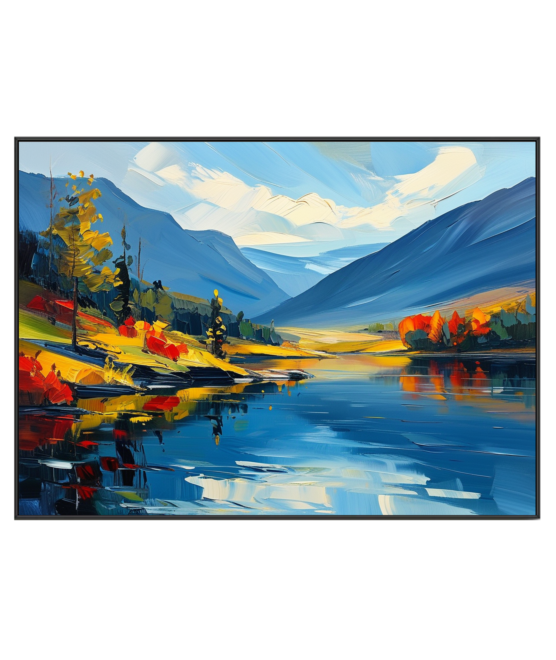 Autumn Splendor by the Lake