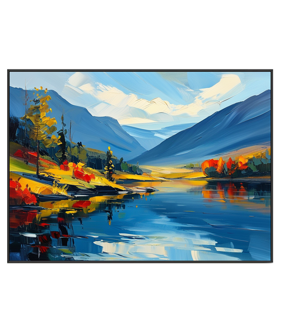 Autumn Splendor by the Lake