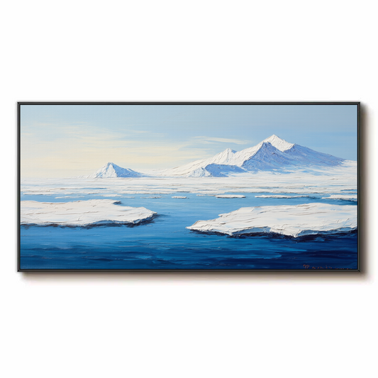 Frozen Arctic Landscape