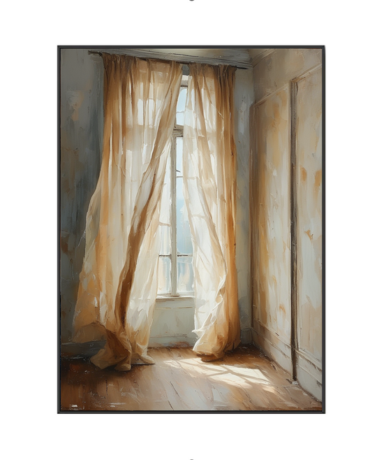 Sunlight Serenade: The Window's Embrace