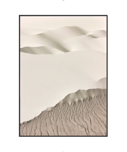 L'harmonie des paysages de sable : une ode à la tranquillité du désert 