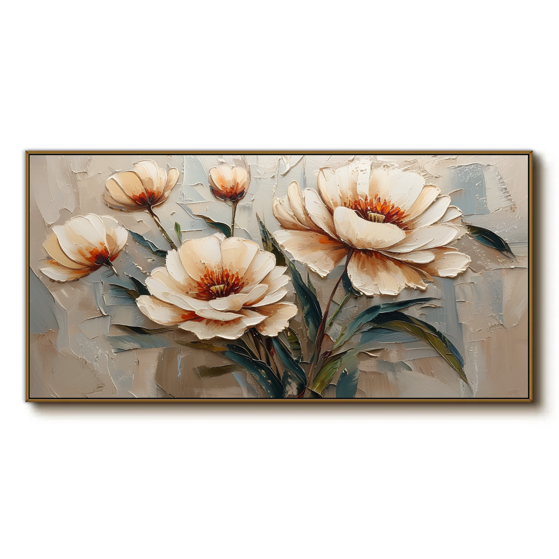 Still - life of Creamy Flowers