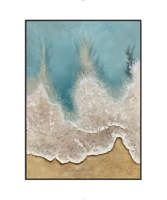 Ocean's Embrace on the Sandy Shores