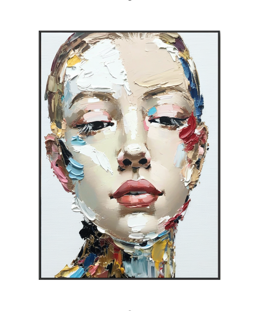 Palette d'émotions : un portrait fragmenté 