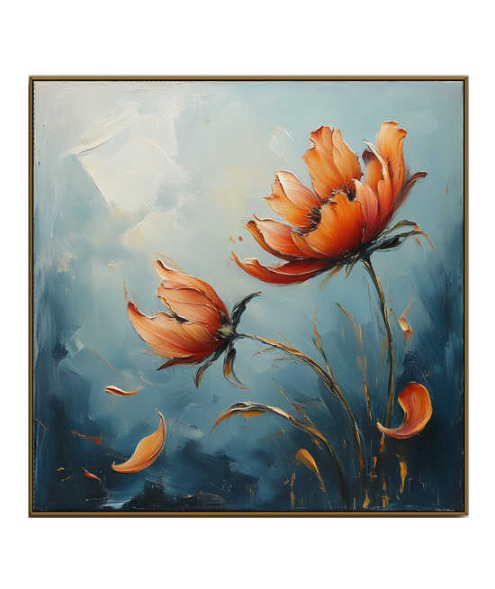 Fading Beauty of Orange Blooms
