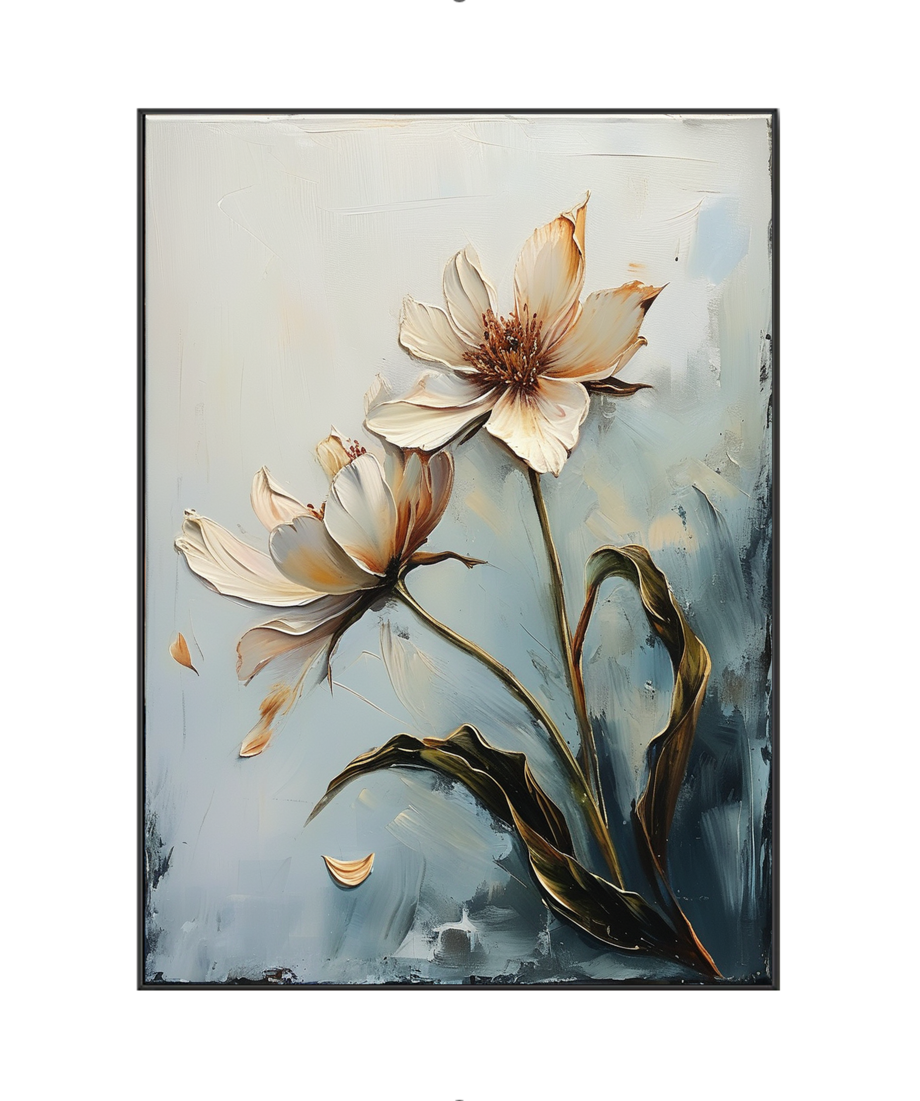 Ethereal Elegance: The Graceful Dance of Pale Blossoms