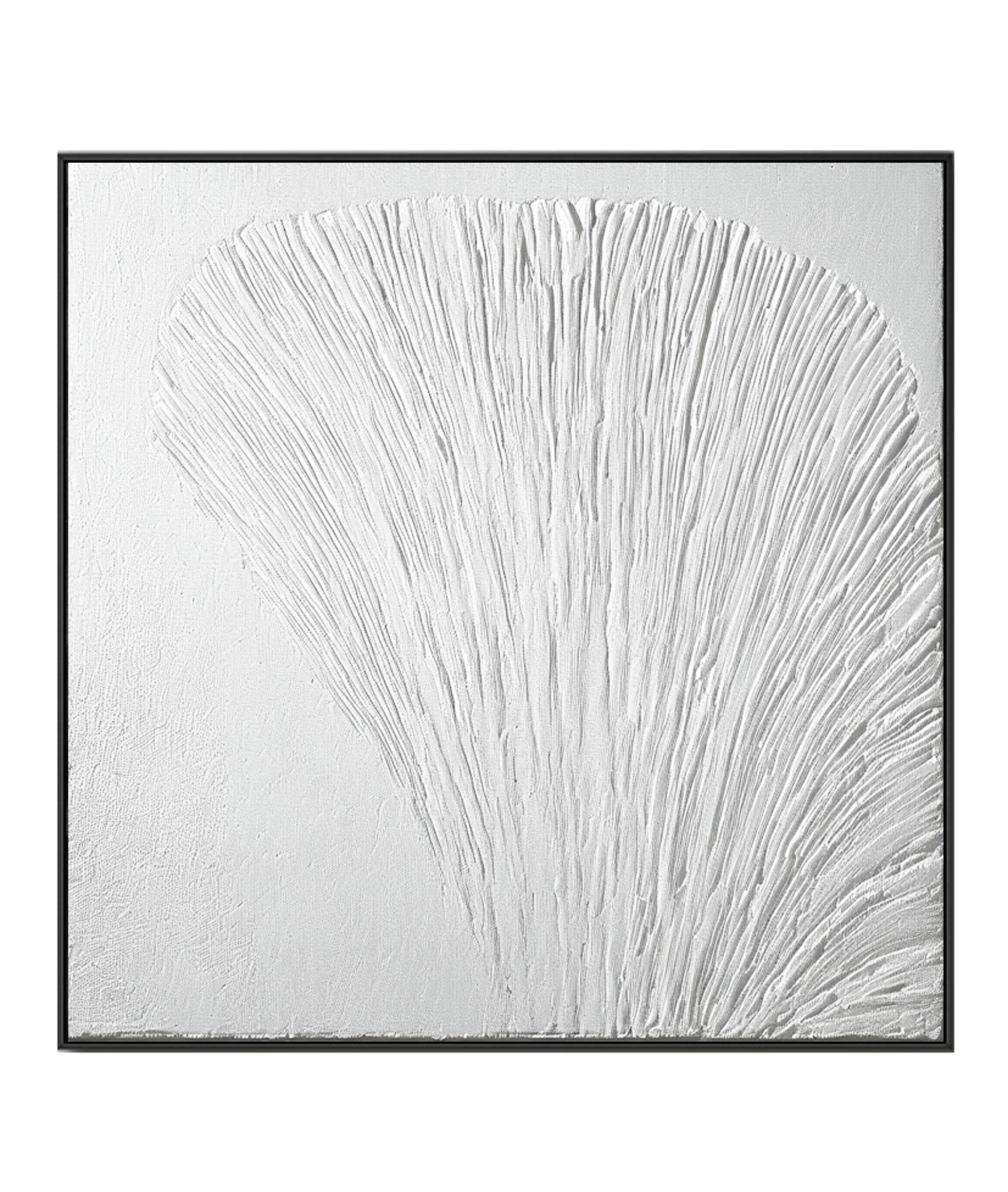 Ethereal Fan of White Textures