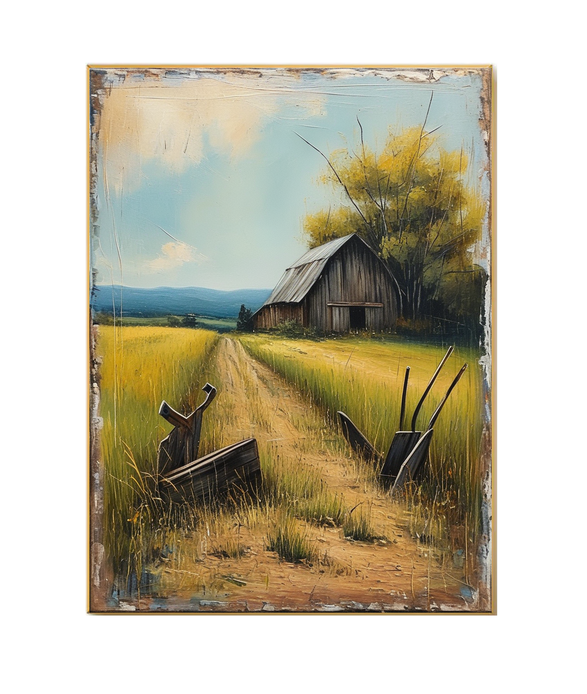 Rustic Reverie: The Idyllic Farmstead Path