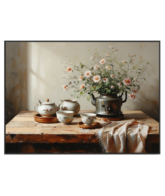 Tea Time Serenity: A Still Life Reverie