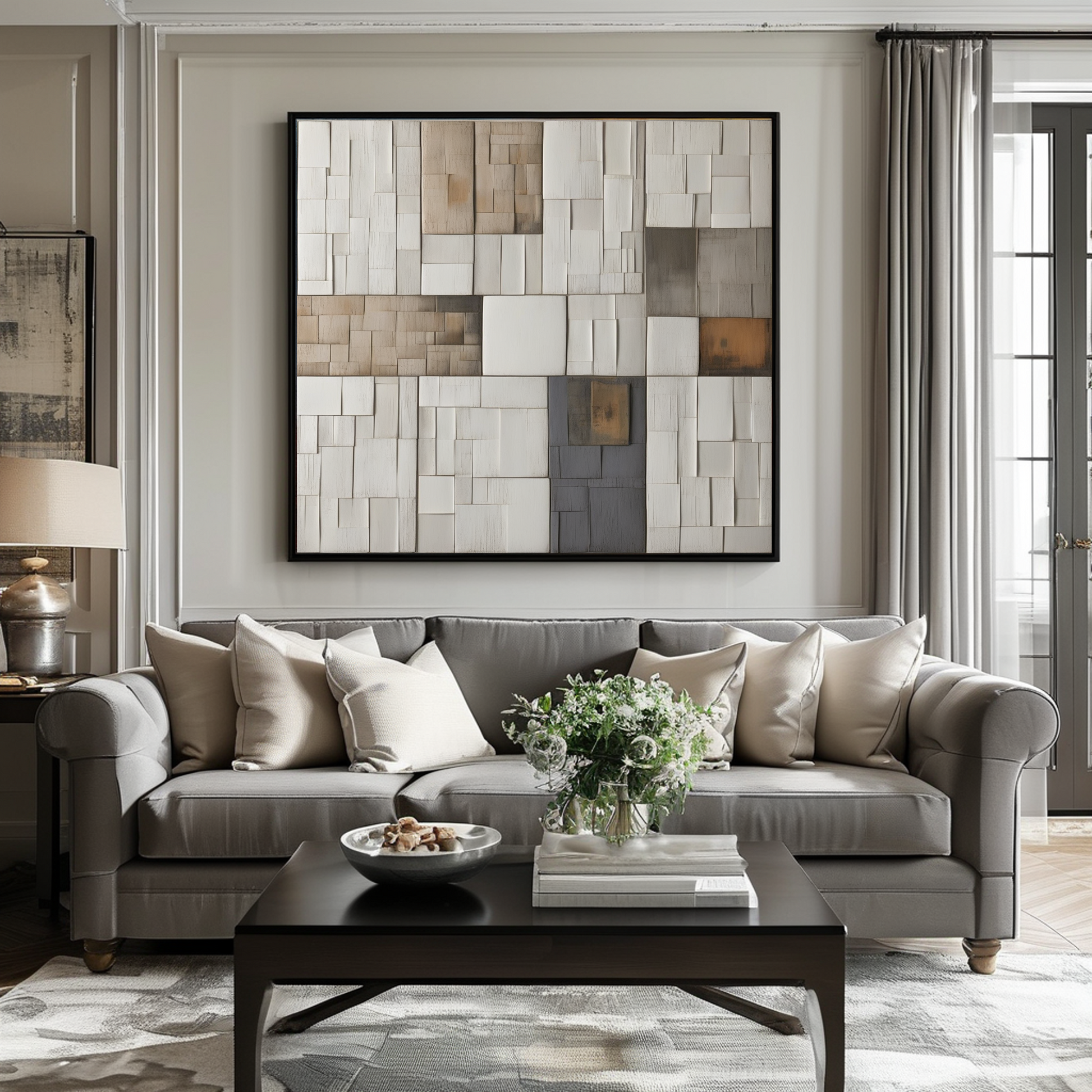 Textured Tapestry of Neutral Tones
