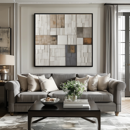 Textured Tapestry of Neutral Tones