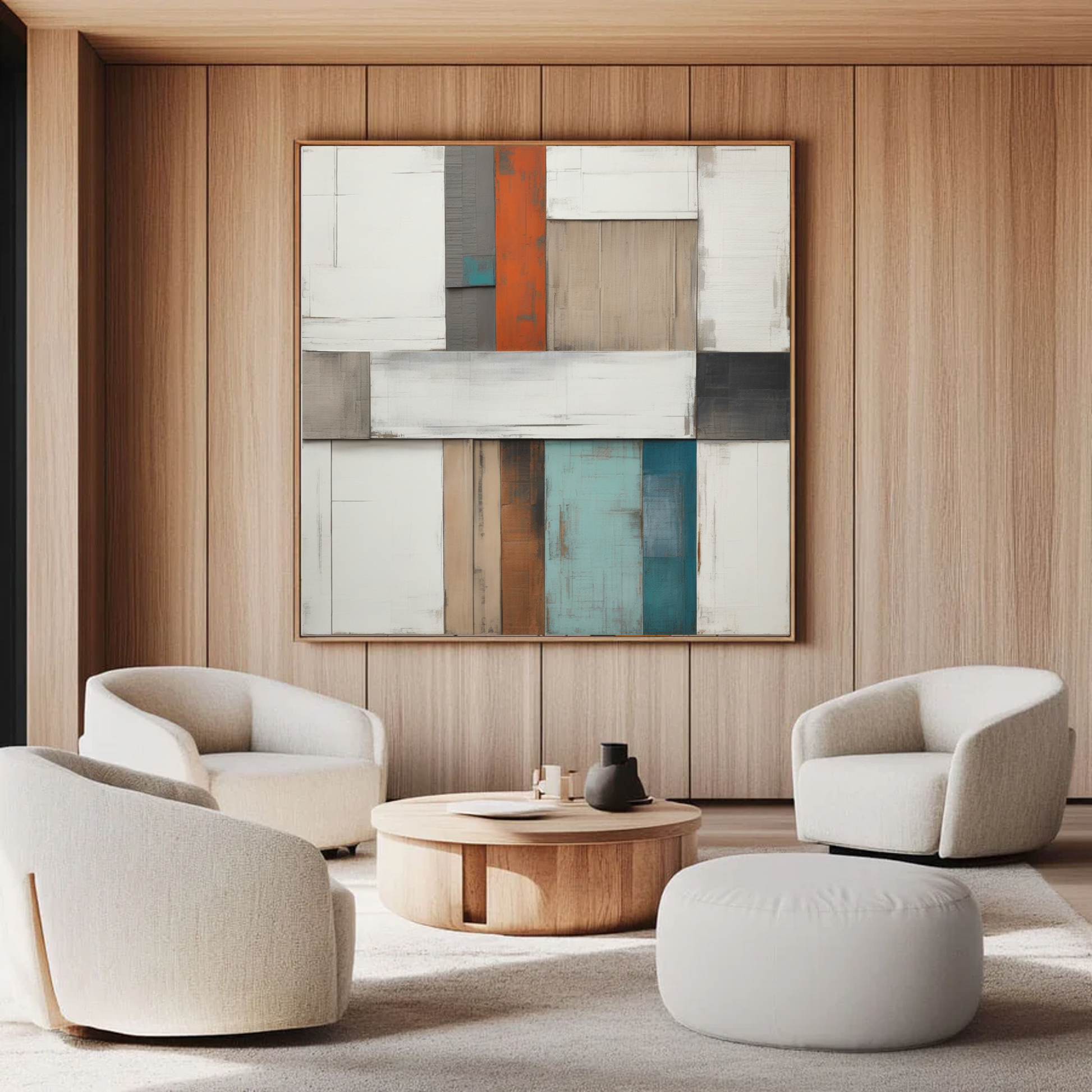 Palette de contrastes : une tapisserie texturée 