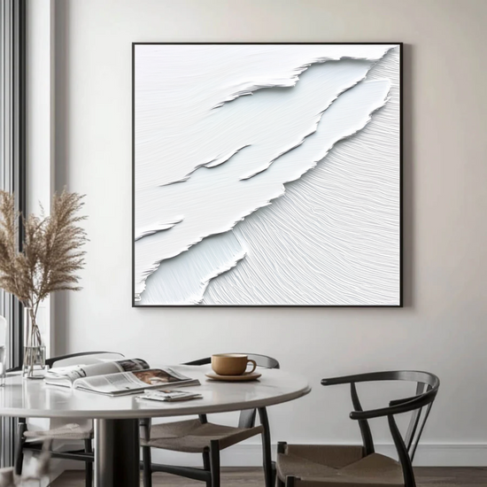 Frosty Ripples of White